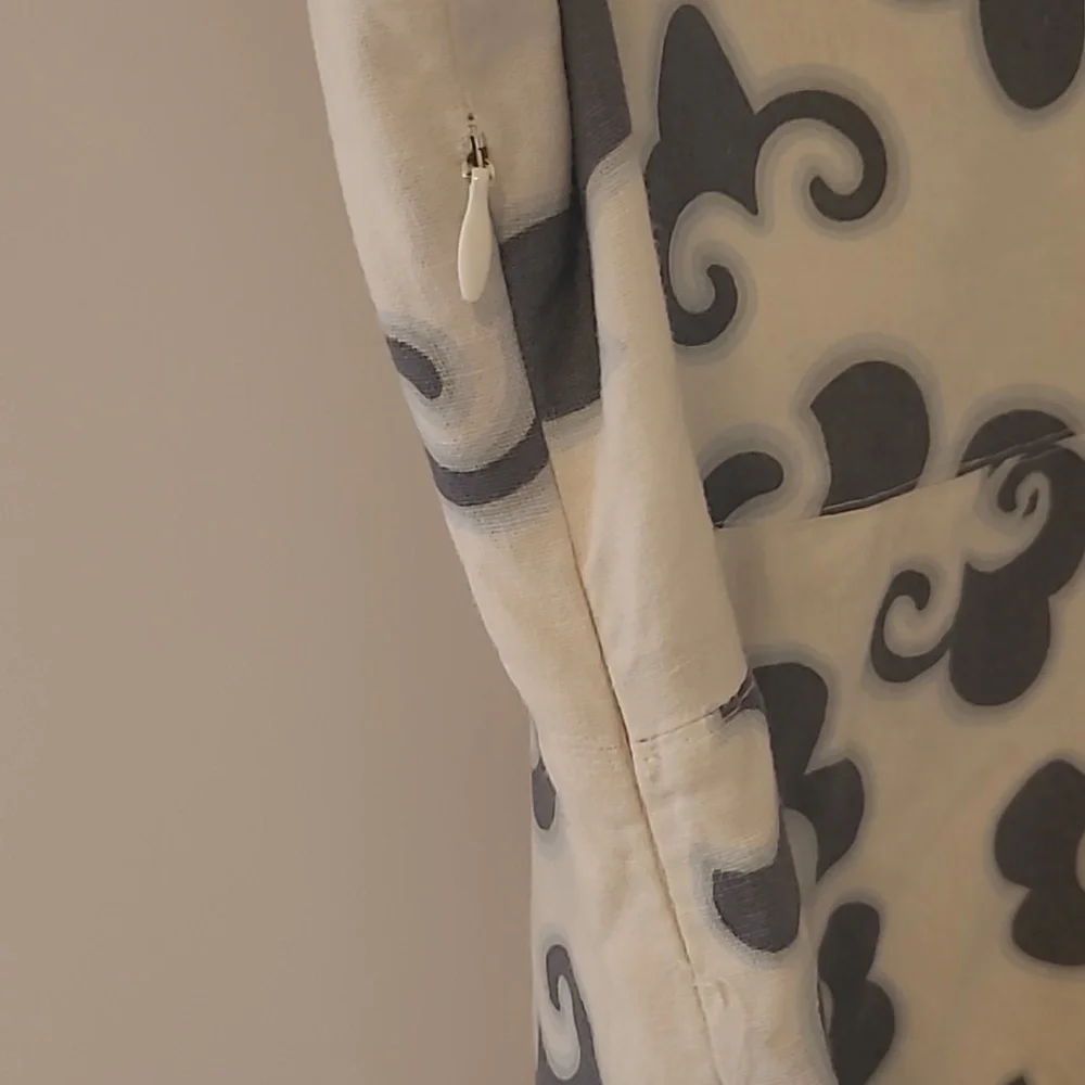Dress vintage linen et coton - Picture 2 of 4